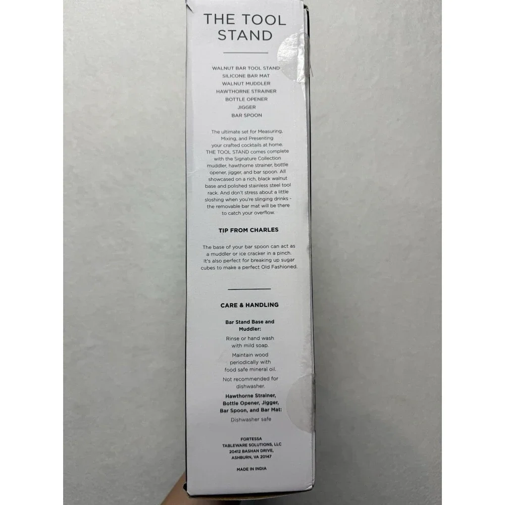 Crafthouse by Fortessa Bar Tool Stand Signature Collection New Open Box